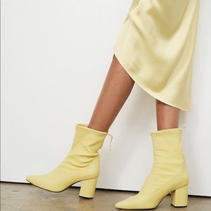 Anine Bing Yellow Chloe Boots